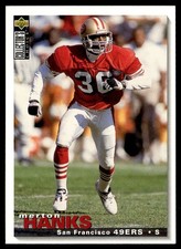 1995 Collector's Choice Merton Hanks San Francisco 49ers #134
