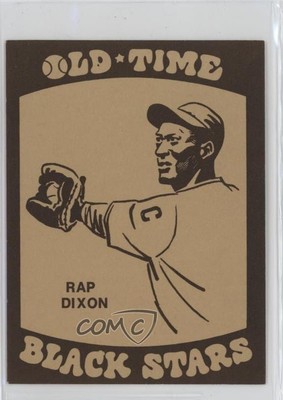 1974 Laughlin Old Time Black Stars Rap Dixon #2 0zv5