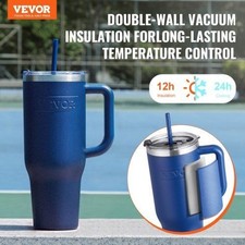 40 oz Insulated Water Bottle Stainless Steel Sports Coffee Cup with Lid