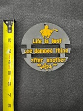 Vintage John Wright Trivet "Life is one * thing after another. cast metal