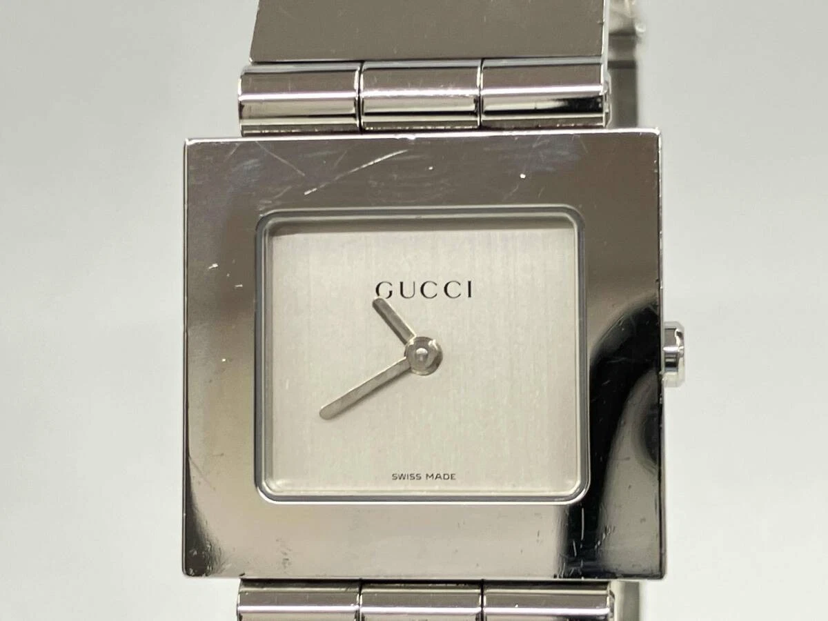 Orologio donna quadrato Gucci 600J 0009203 quarzo usat soloo