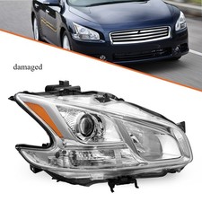 For 2009-2014 Nissan Maxima Sedan Halogen Right Headlight Passenger Headlamp For 2009-2014 Nissan Maxima Sedan Halogen Right Headlight Passenger Headlamp