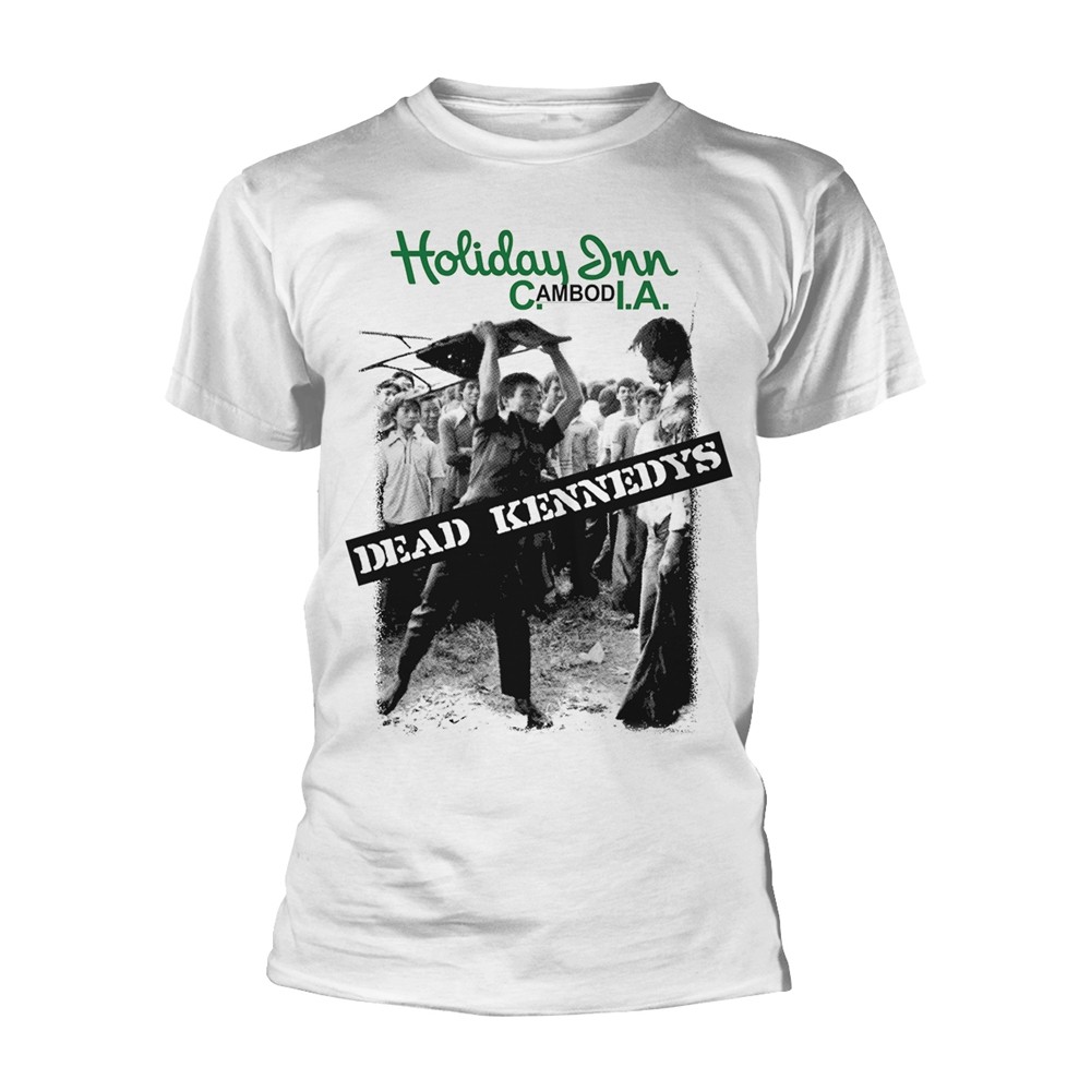 DEAD KENNEDYS - HOLIDAY INN WHITE T-Shirt XX-Large 5490₽