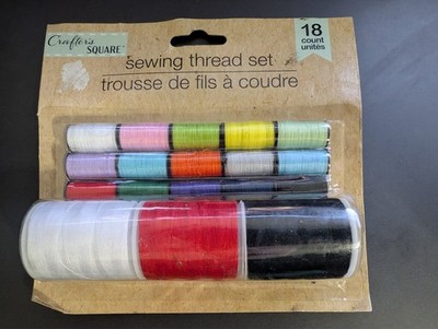 New Crafter's Square Sewing Thread Set (18 count)