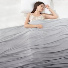 Elegear Cooling Comforter Queen Size Absorb Body Heat to Keep Cool, Double-Si...