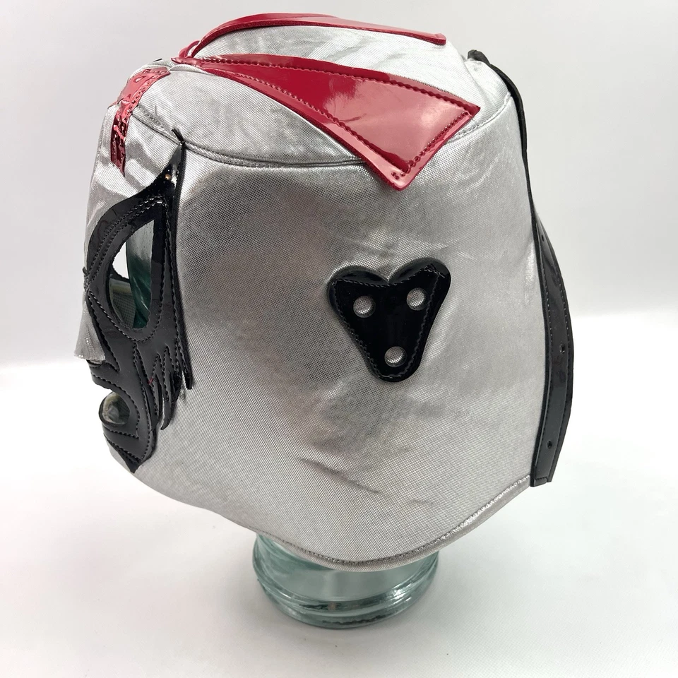 Lucha Libre Legends Mexican Wrestling Mask Mil Mascaras Silver Foam Adult Mask - Image 3 of 4