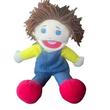 Lillian Vernon Hand Puppet Boy Rag Doll Soft Body Marvel Education Company