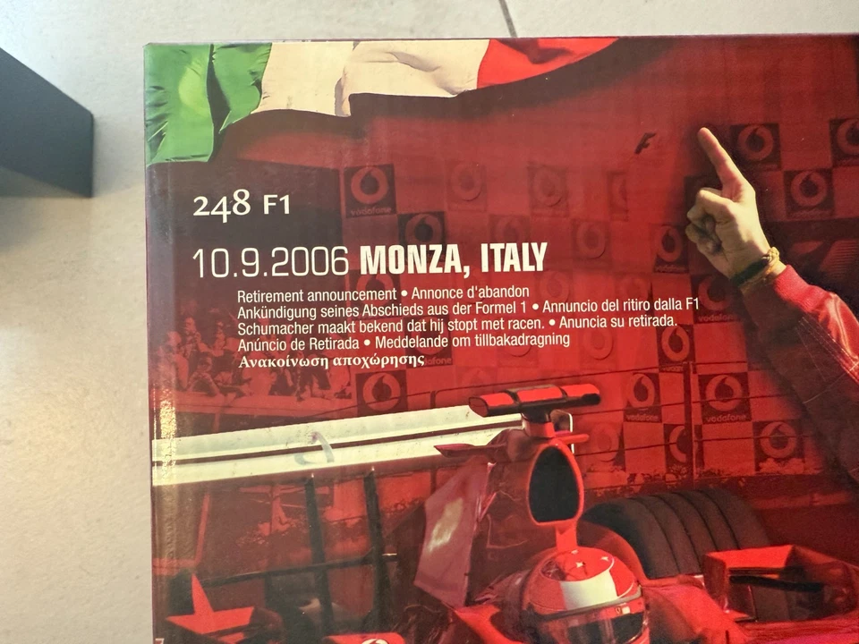 ferrari f248 f1 Michael Schumacher limited edition 10.09.2006 monza italy - Immagine 3 di 4