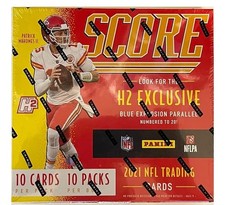 2021 Panini Score Football NFL Cards H2 Hybrid Hobby Box - 100 Cards 🔥