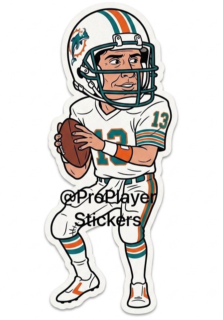 🏈 Dan Marino “Passing” Sticker 🏈