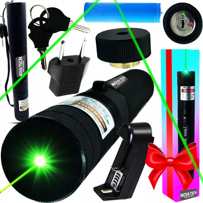 SEHR LEISTUNGSSTARKER LASERPOINTER, REICHWEITE BIS ZU 400 KM, DISCO-LINSE, ROBUS