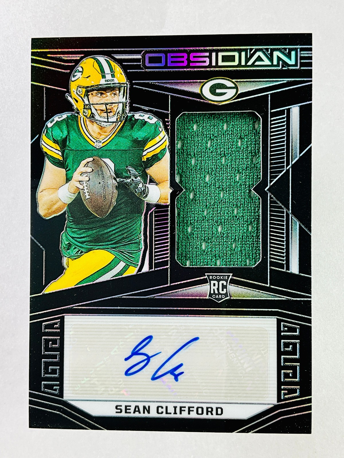 2023 Panini Obsidian Sean Clifford Auto Jersey /199