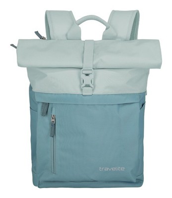 travelite Basic Rollup Backpack Rucksack Freizeitrucksack Rucksack Ice Blue Neu