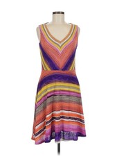Nine West Women Purple Casual Dress 8
