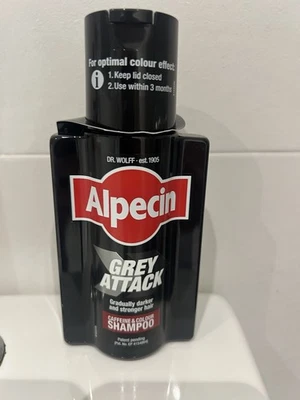 Alpecin Grey Attack Caffeine & Colour Shampoo – Gradually Darker & Stronger Hair