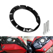 Black 3D Gas Fuel Tank Guard Cover Ring For Yamaha FZ1 FZS FZ8 FZ6 N/S Fazer