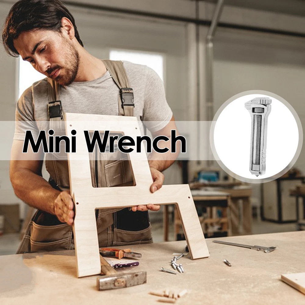 Multi--tool Wrench Multifunctional Bottle Opener Titanium Mini Spanner