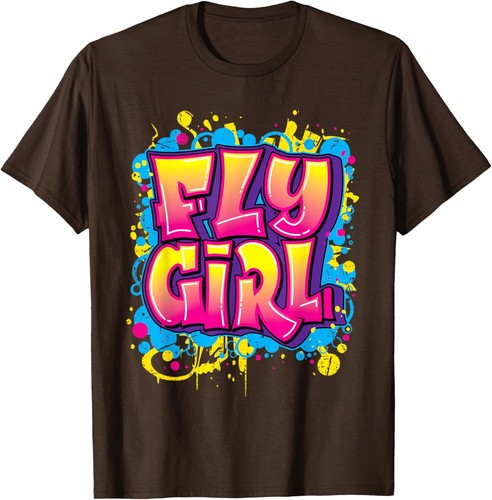 Fly Girl Hip Hop 80s 90s Dance B-Girl Urban Graffiti Style T-Shirt Hoodie - Picture 15 of 17