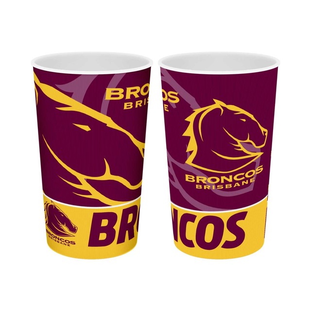NRL Lenticular Tumbler - Brisbane Broncos - Cup - Single NRL Lenticular Tumbler - Brisbane Broncos - Cup - Single