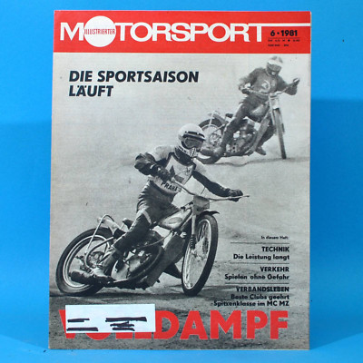 DDR Illustrierter Motorsport IMS 6/1981 Wittenberg MC Zschopau Sachsenring Z