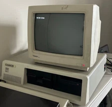 IBM 5150 Personal Computer with Floppy and Tape Drives – Turns On, May Not Boot