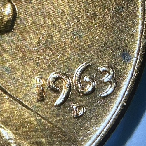 1963 D Penny Lincoln Memorial L On The Edge Error And More - Picture 9 of 14