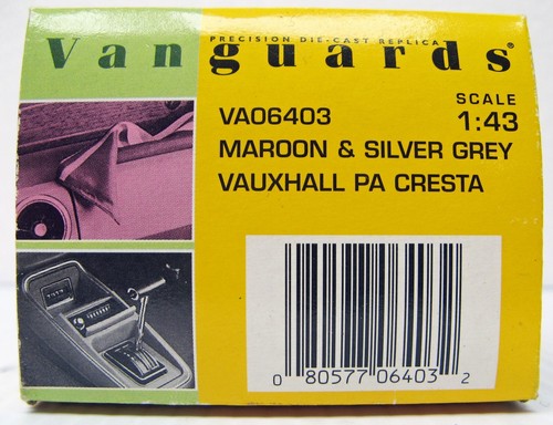Vauxhall PA Cresta 1:43 Vanguards VA06403 MB - Picture 5 of 5
