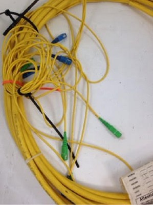 Siecor Fiber Optic Cable SC/UPC-SC/APC-34FT