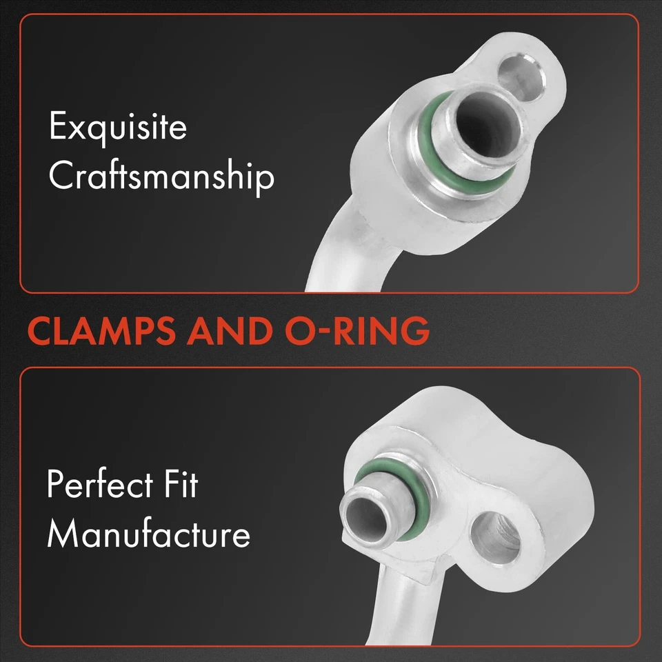 Conjunto de manguera de succión y descarga de aire acondicionado para Chevrolet Impala 1997-2004 Buick Regal Foto 3 de 4