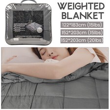 All Season Weighted Blanket GREY 9kg - 152 x 203cm