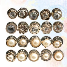 40 Pcs Snap Fasteners Clothing Clothe Buttons Clothes Snap Fasteners