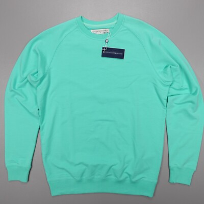 Holderness & Bourne The Ellis Pullover Sweatshirt Teal Green Men's Size S
