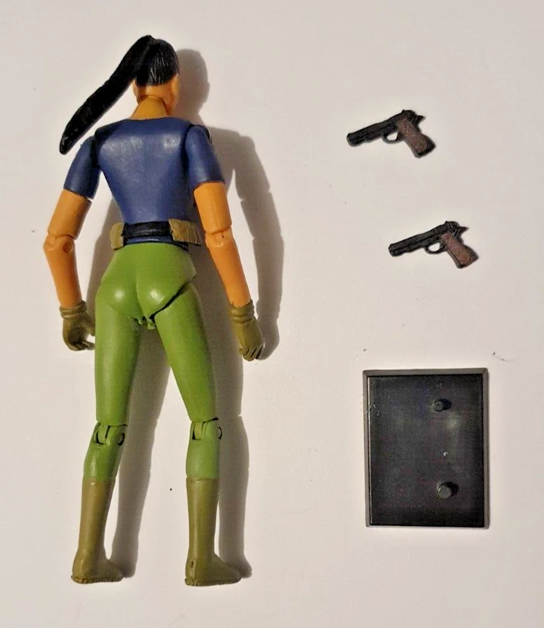 Figura de acción personalizada GI JOE LARA CROFT GI JANE 3,75 pulgadas ARMY BUILDER 1 pieza lote Foto 4 de 4