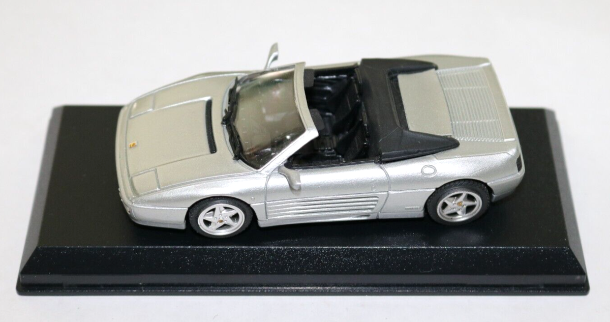 ミニカー Bang Ferrari 348 Spider 1/43 1/43 FERRARI 348 SPIDER METALLIC GREY TOP DOWN LHD BANG