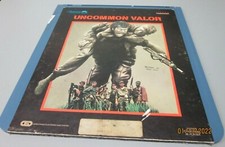 Uncommon Valor - CED Videodisc -Gene Hackman, Patrick Swayze, Randall "Tex" Cobb