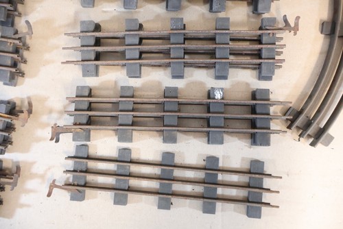 LEEDS LMC MILBRO O GAUGE JOB LOT of 3 RAIL ELECTRIC STRAIGHT & CURVE TRACK om - Picture 5 of 9