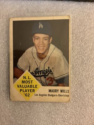 1963 Fleer #43 Maury Wills RC EX    