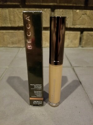 BECCA Aqua Luminous Perfecting Concealer Warm Honey 0.18 oz Brand New!