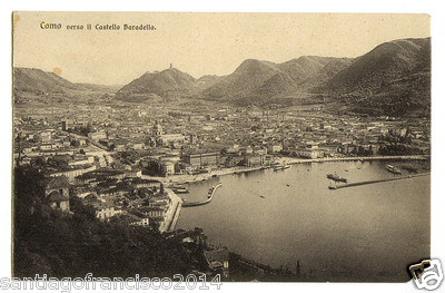 ITALY 27 COMO verso il Constello Baradello(Edit.Brunner)