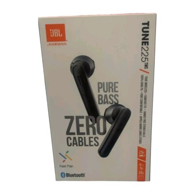 JBL Tune 225TWS Bluetooth Headphones - Black *New-Sealed