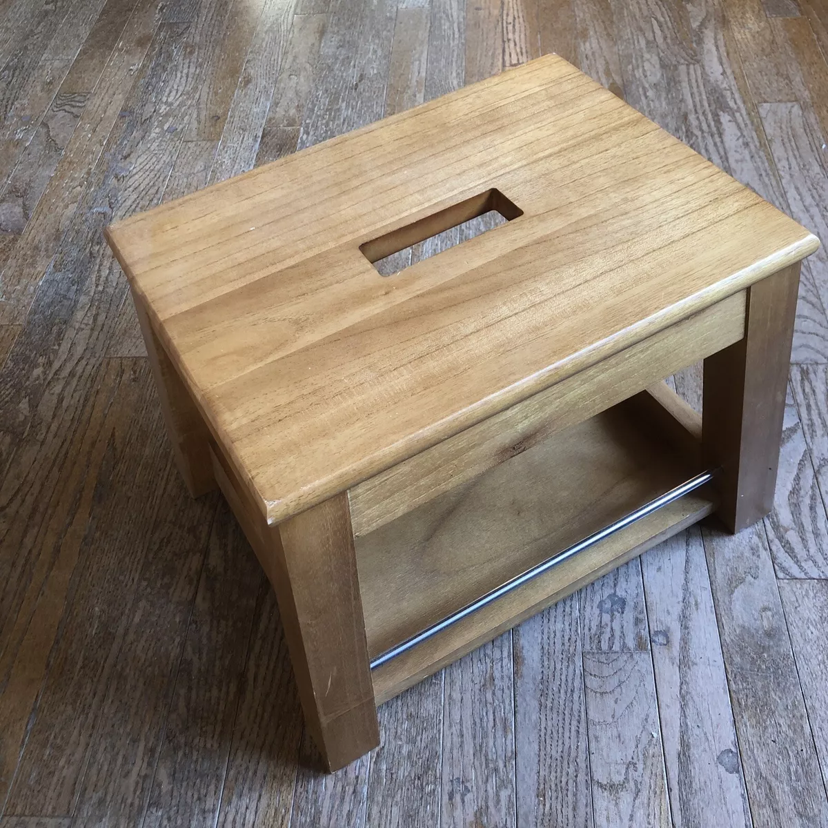 CRATE AND BARREL Step Stool 101 899 Wood