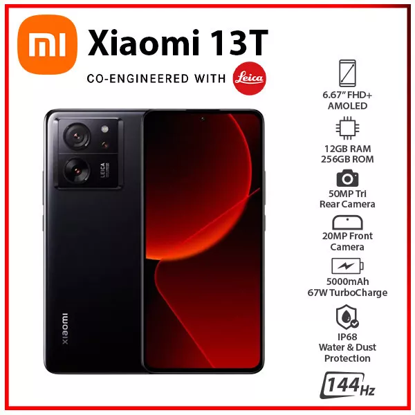  Xiaomi 13T 5G + 4G LTE (256 GB+12 GB) desbloqueado