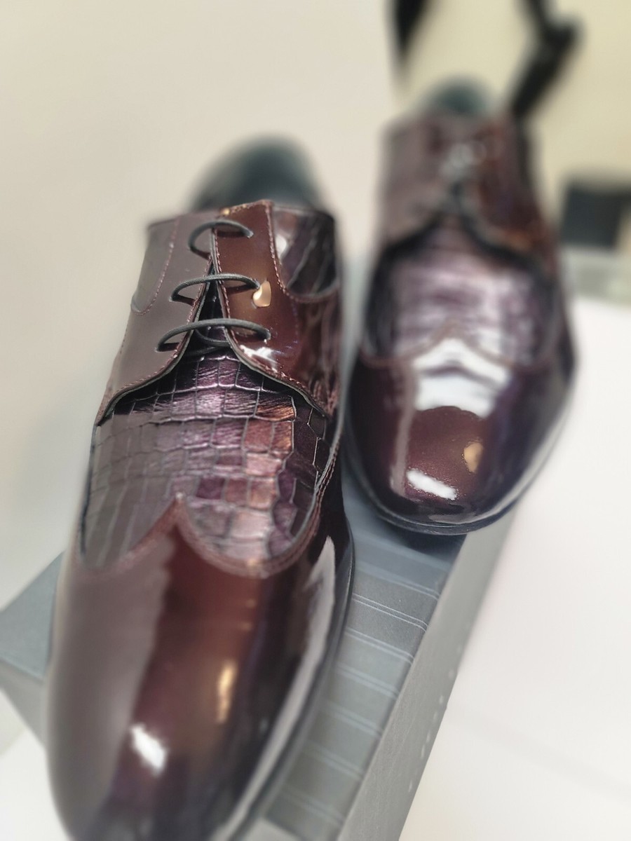 Giovanni Conti Burgundy Dress Shoes Hand Made In Italy Leather Upper/Soul US 9.5 Giovanni Conti Burgundy Dress Shoes Hand Made In Italy Leather Upper/Soul US 9.5