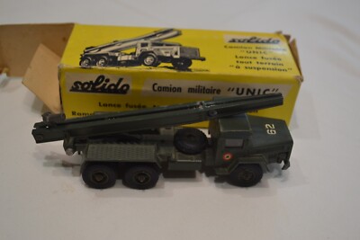 SOLIDO MILITAIRE, LA fusée du camion unic sahara lance missile EUR 13