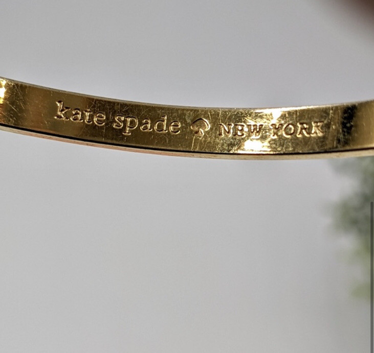 Kate Spade New York Women's Gold Idiom Heart Of Gold Bangle