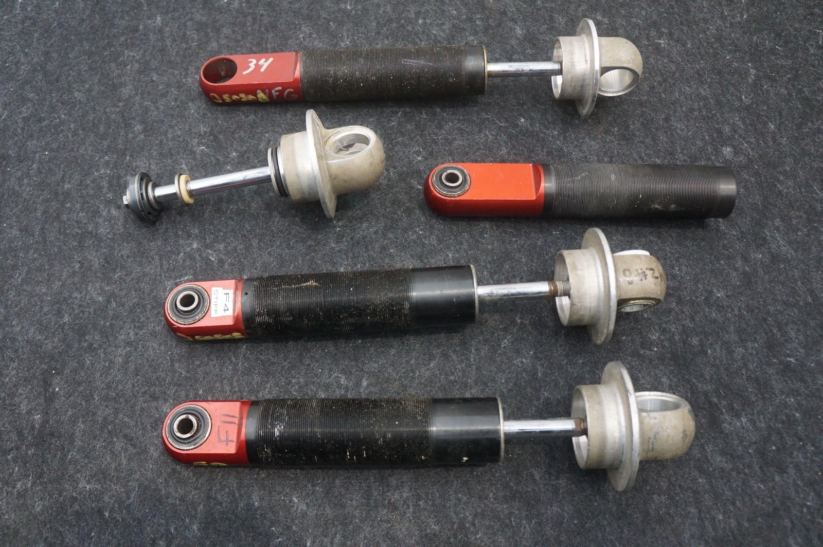 Set Front Rear Shock Absorber 224336 881700141295 Ferrari 430 Challenge 06 *Note