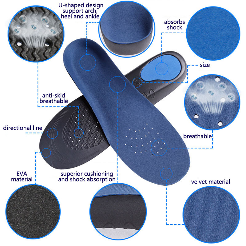 Orthotics Arch support Foam EAV Insoles Inserts Shoe Pad Cushion