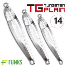 FUNKS TG Plain Tungsten Jig 30g‐500g Unpainted Metal Jig Solid From Japan NEW
