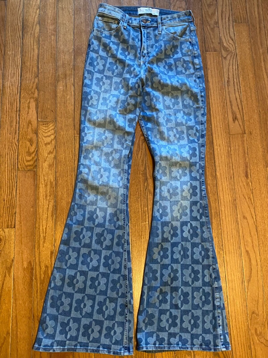 Flare Jeans Hollister Sunflower Jeans High Rise Hollister Colored