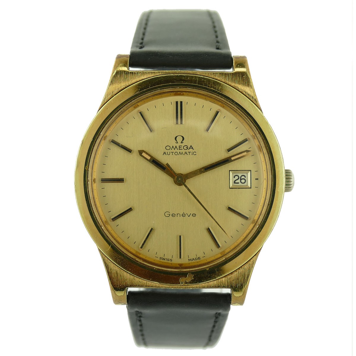 OMEGA Geneve ゴールド腕時計 Omega Geneve 18k Yellow Gold Automatic for $2,085 for sale